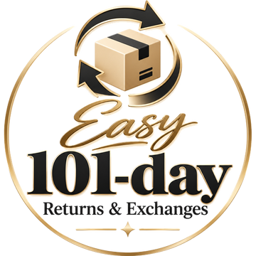 Easy 101-day returns and exchanges
