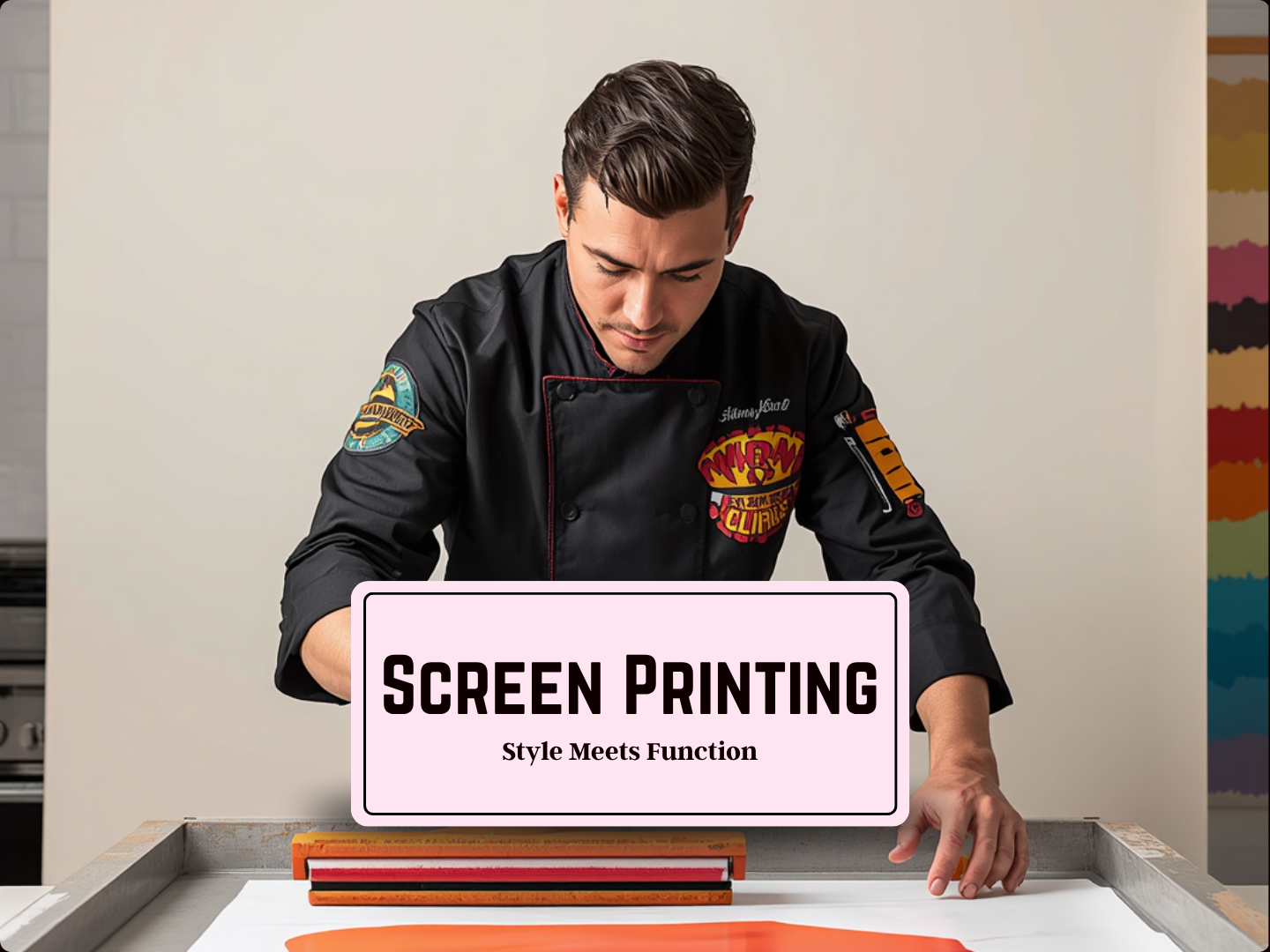 Screen printing built for <em>Visibility</em>