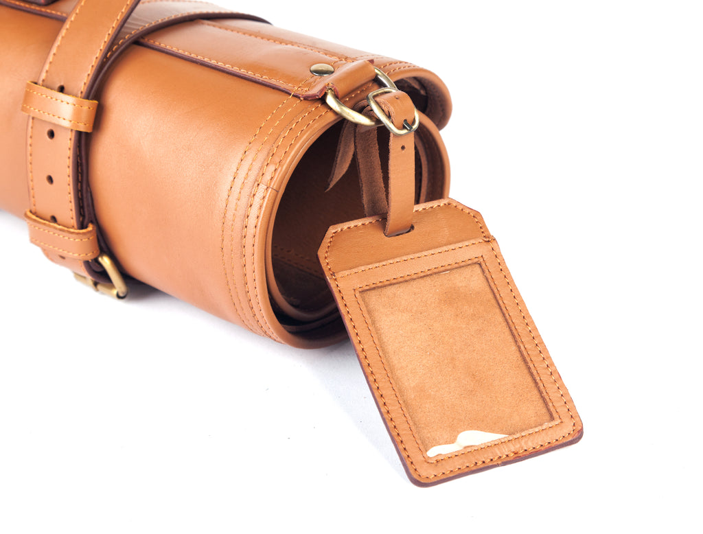 Leather Knife Roll-Tan - Ace Chef Apparels