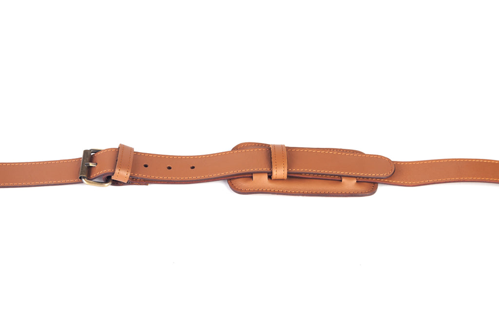 Leather Knife Roll-Tan - Ace Chef Apparels