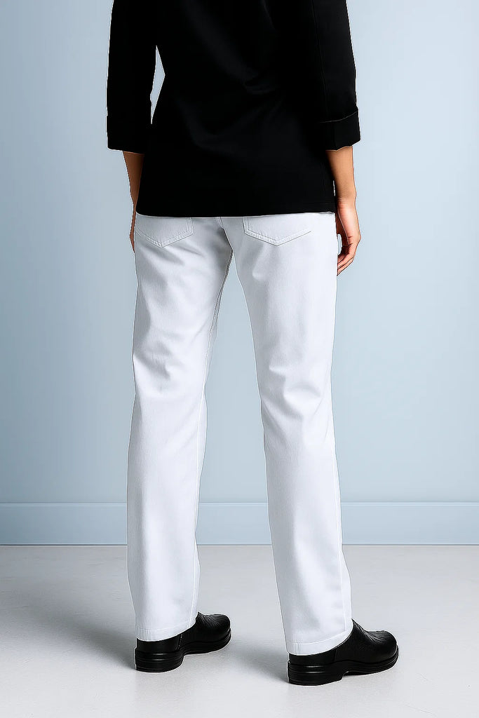 Drawstring Chef pants white color - Ace Chef Apparels