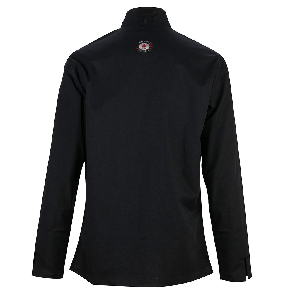 Women long Sleeves Black Chef Jacket