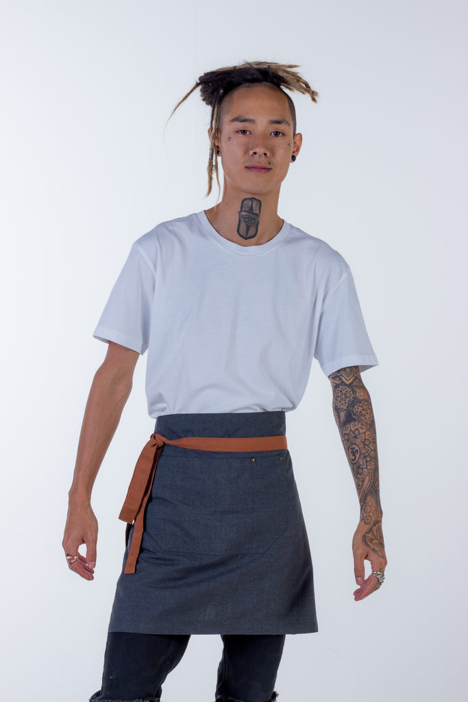 Waist aprons charcoal grey frazer