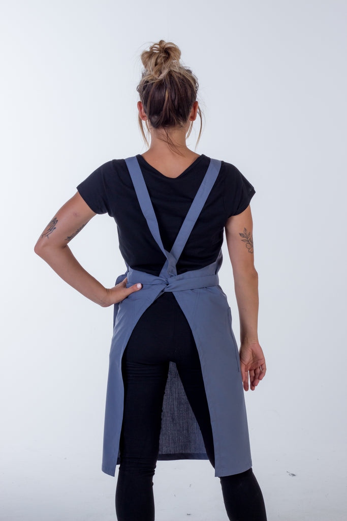 Orthodox Cross Over Apron Light Grey