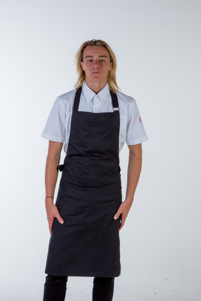 Strapless Black Chef Aprons Press