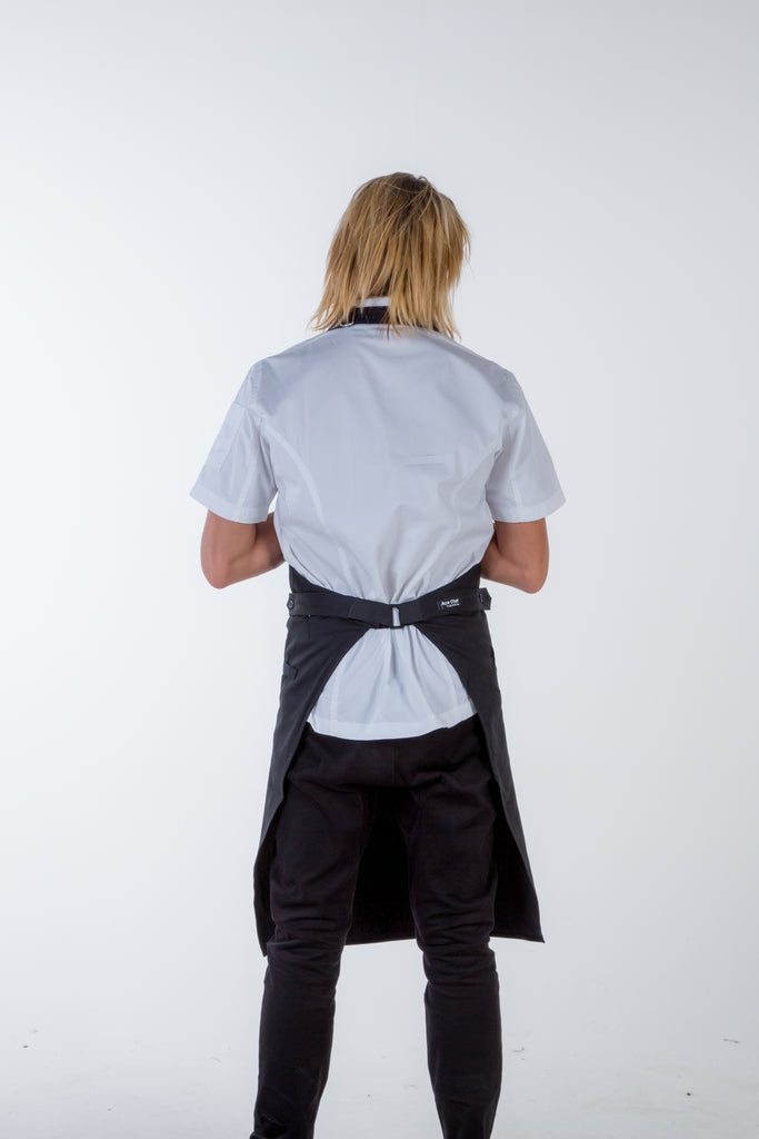 Strapless Black Chef Aprons Press