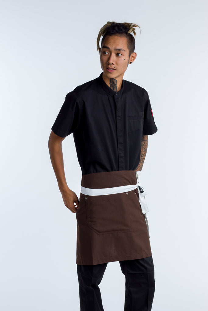 Waist aprons chocolate brown Frazer