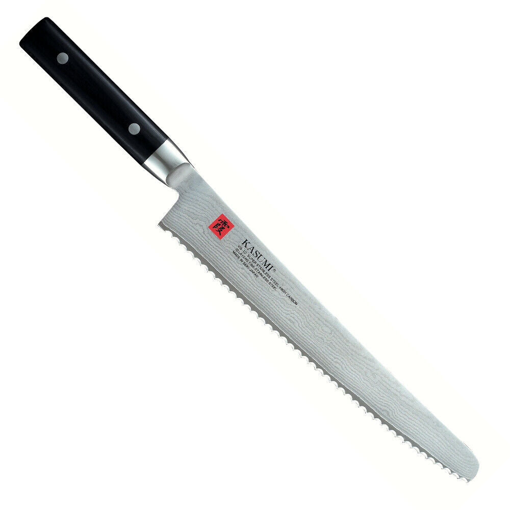 KASUMI DAMASCUS JAPANESE  STAINLESS STEEL Bread Knife 26cm - Ace Chef Apparels