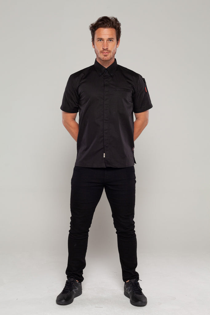 Chef Shirt Black - Ace Chef Apparels