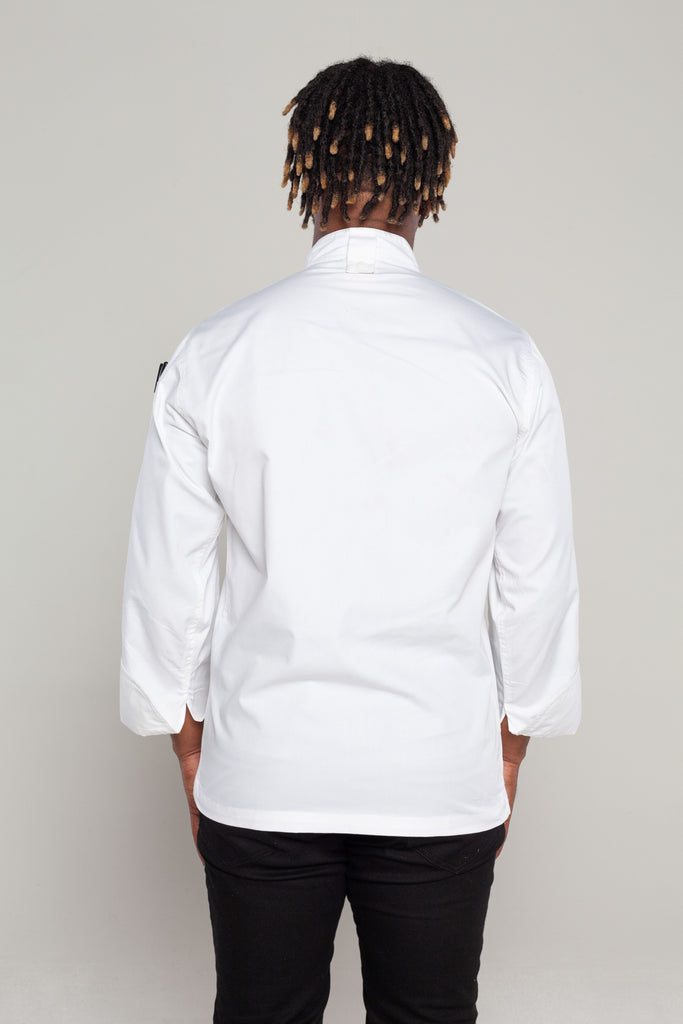 white long sleeves chef jacket