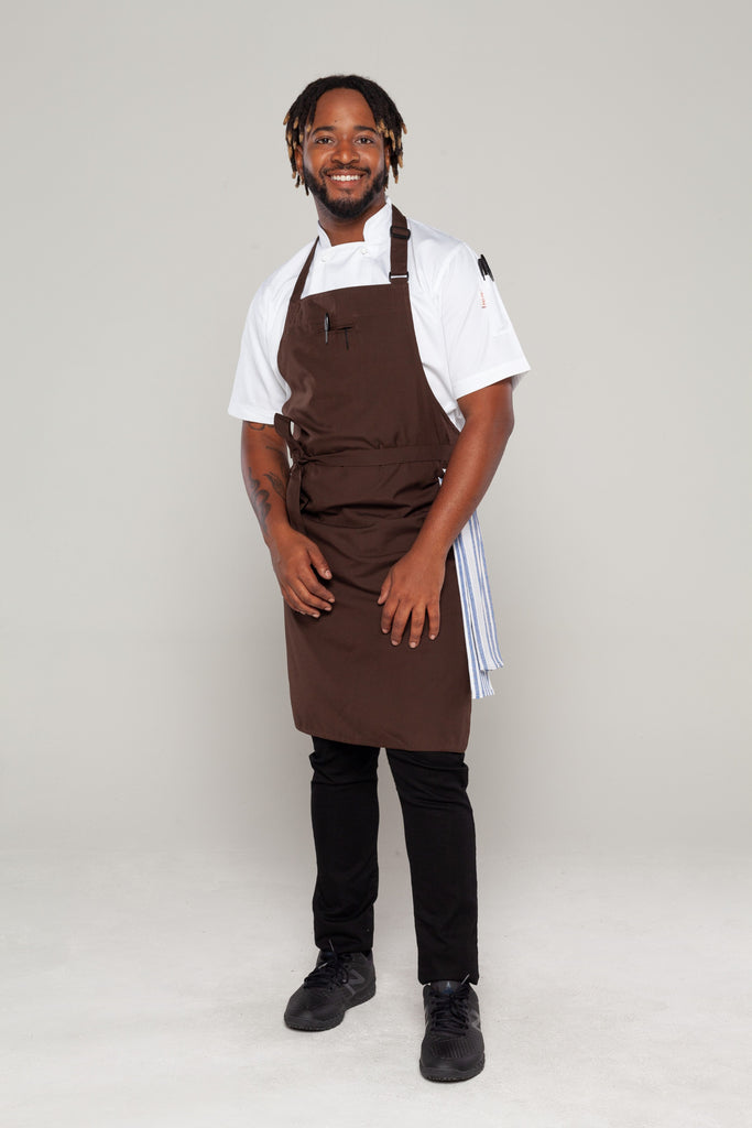 chocolate brown chef aprons 