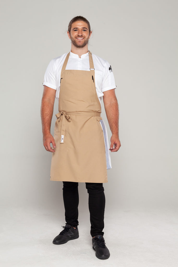 Niche Champagne chef apron one size - Ace Chef Apparels