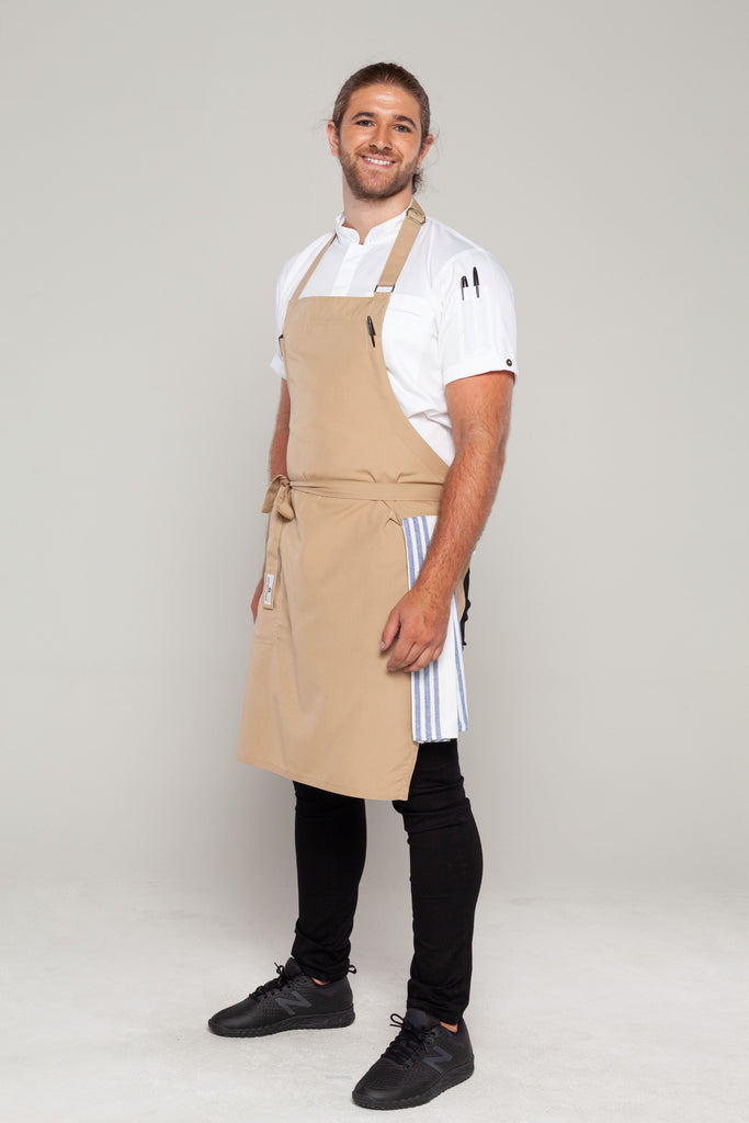 Niche Champagne chef apron one size - Ace Chef Apparels