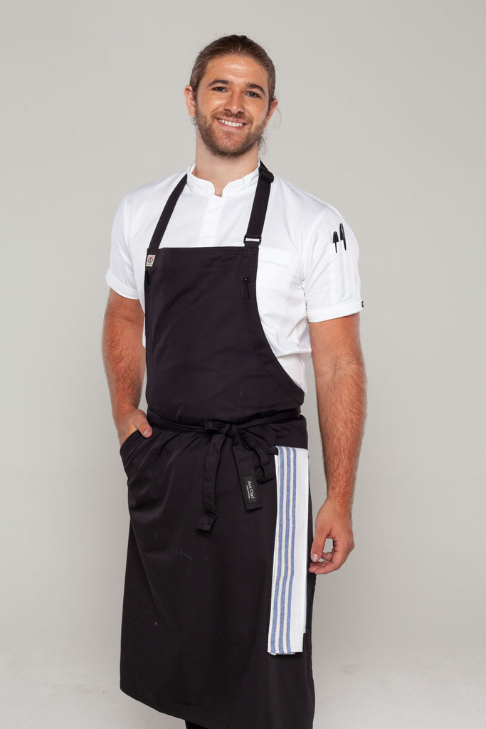 Black large size chef apron