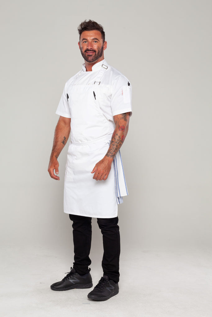 white bib chef aprons