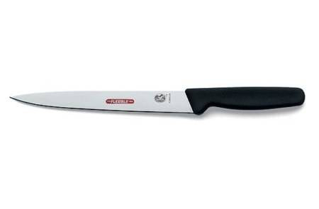 Victorinox Fish Filleting Knife fibronox Handle Black 5.3703.20 20cms