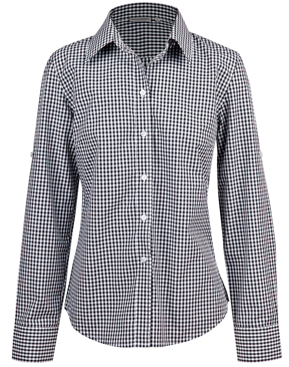 Women's Gingham Check Long Sleeve Shirt