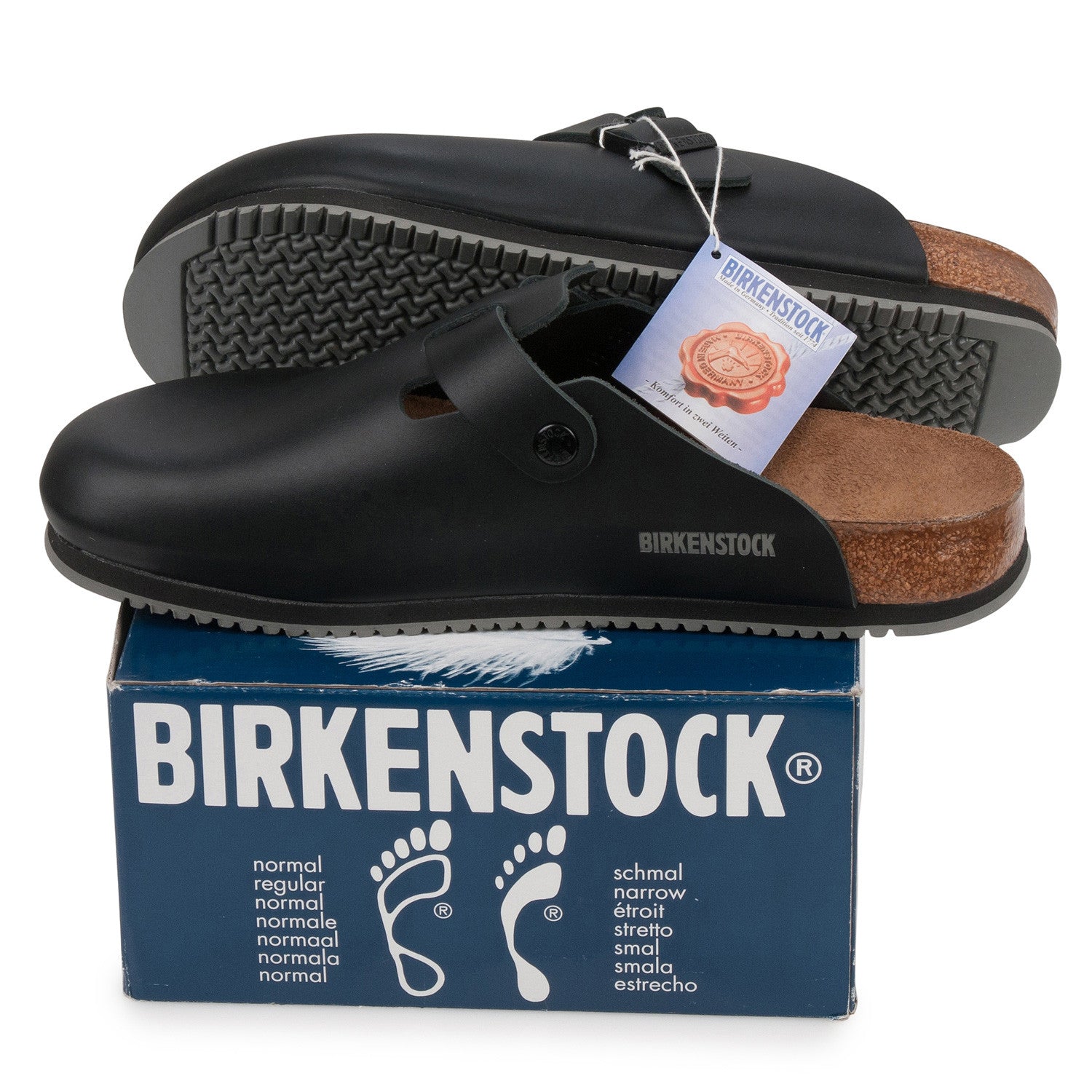 Birkenstock supergrip Boston Black Professional