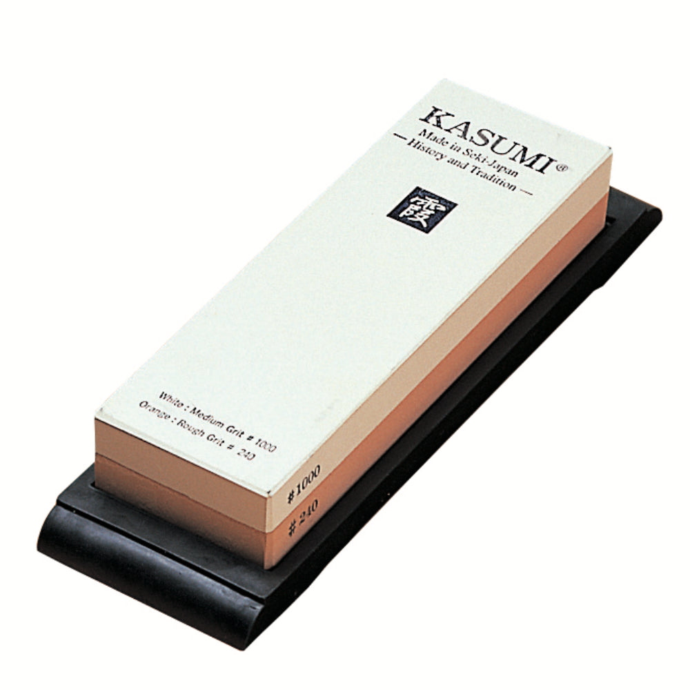 KASUMI COMBINATION WHETSTONE 240/1000 KNIFE SHARPENER MADE IN JAPAN - Ace Chef Apparels