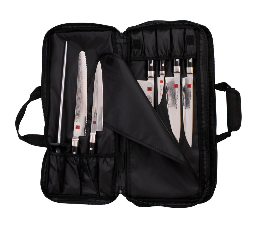 Kasumi Knife Roll 18 Pocket Black - Ace Chef Apparels