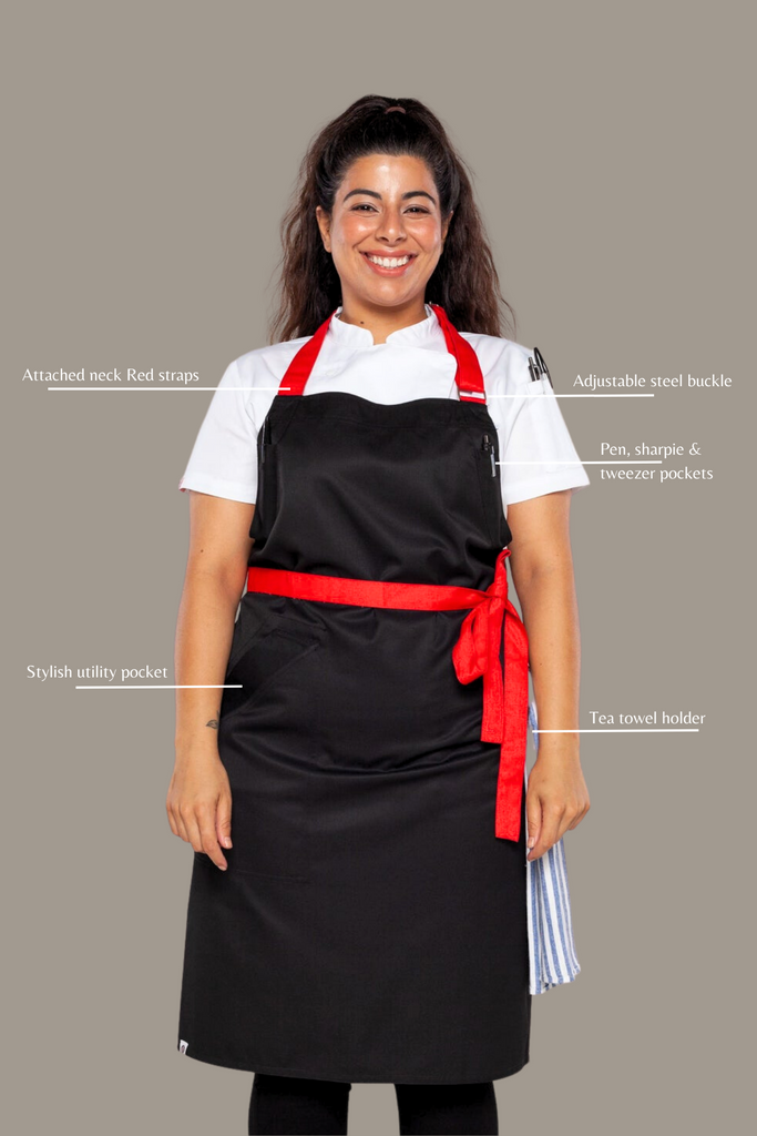 TOM bib chef apron one size - Ace Chef Apparels